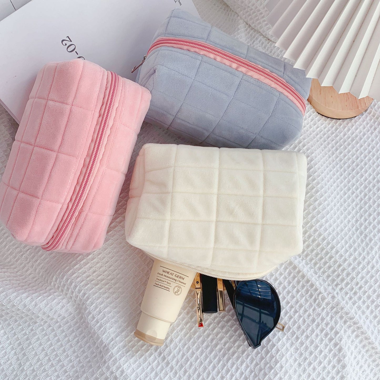 Multifunctional Cute Canvas Makeup Bag
