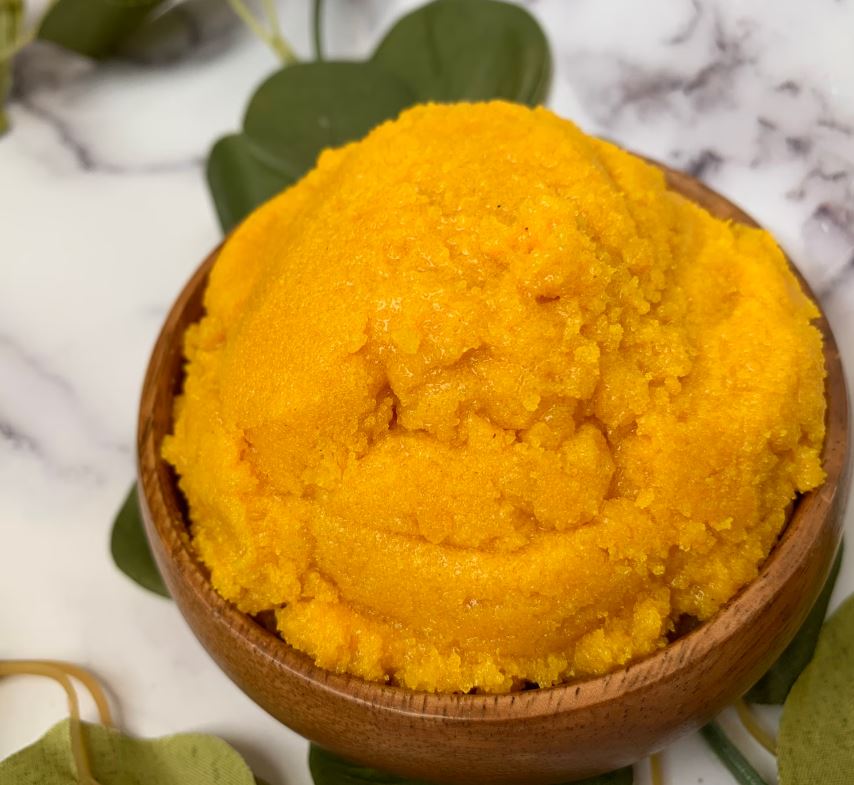 Turmeric and Manuka honey Brightening body scrub