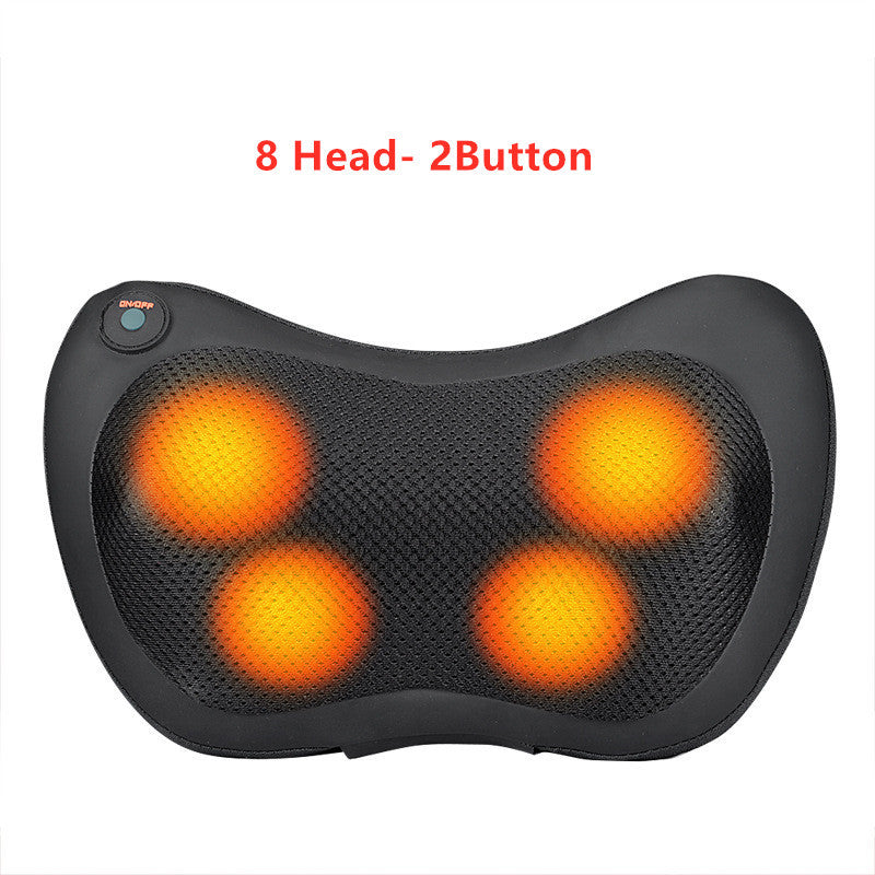 Electric Neck and Back Massager for Home and Car Relaxation.