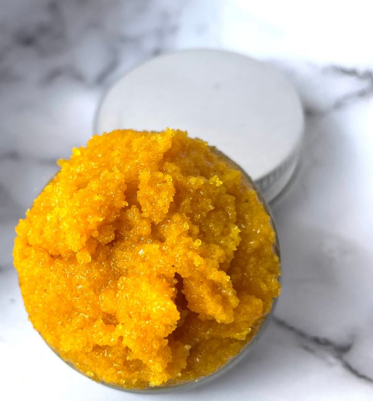 Turmeric lip sugar scrub