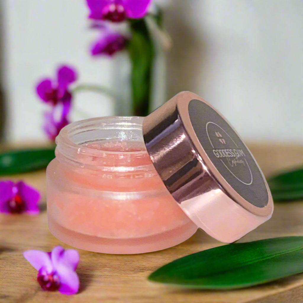 Premium Strawberry Sugar Lip Scrub for Soft, Smooth, and Hydrated Lips