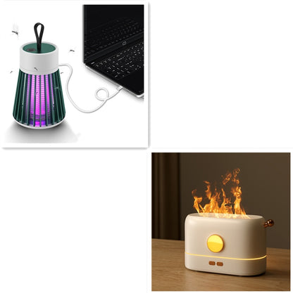 Humidificateur de simulation de flamme USB et diffuseur de parfum pour une utilisation à la maison et au bureau.