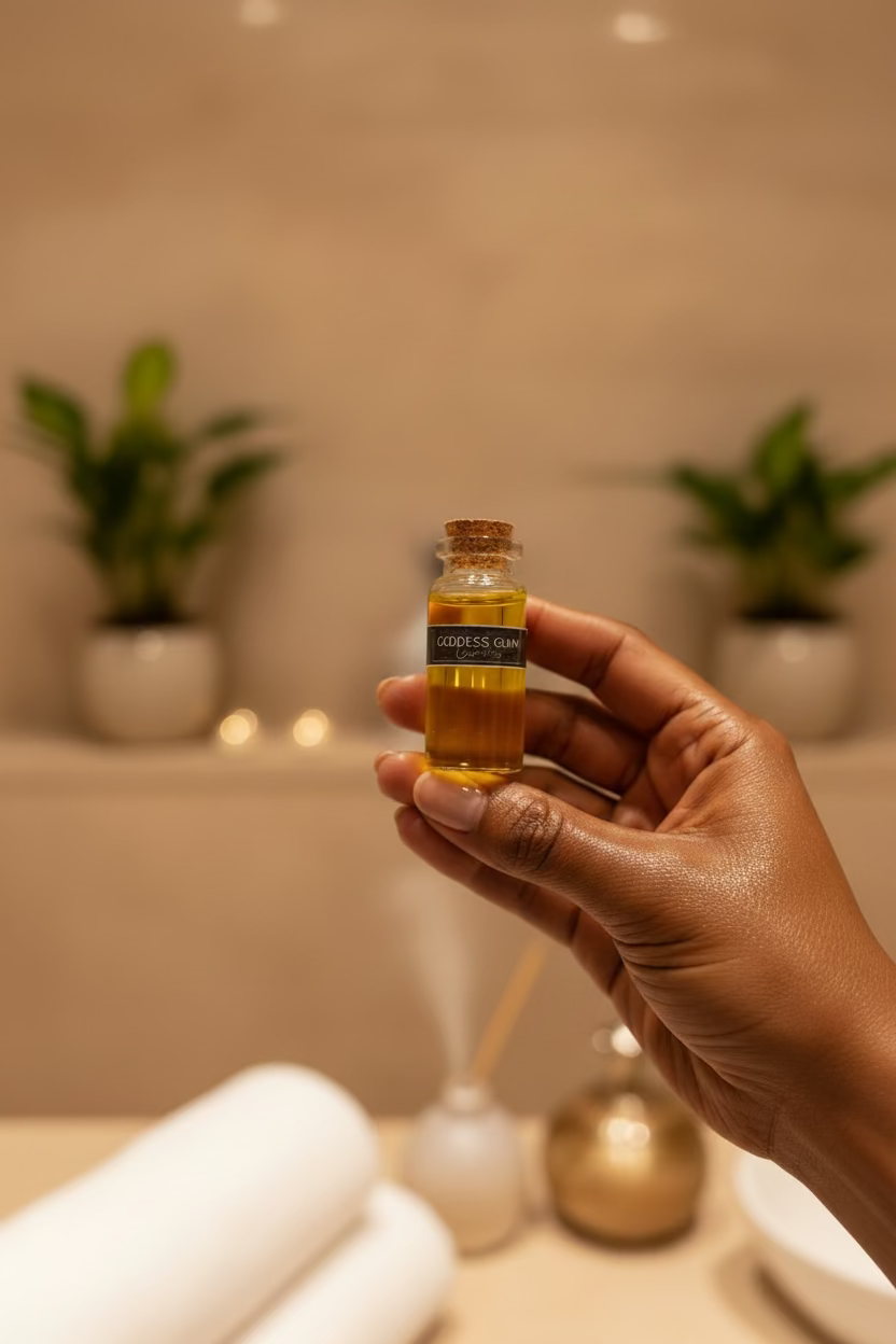 Hydrating glow oil for dry skin