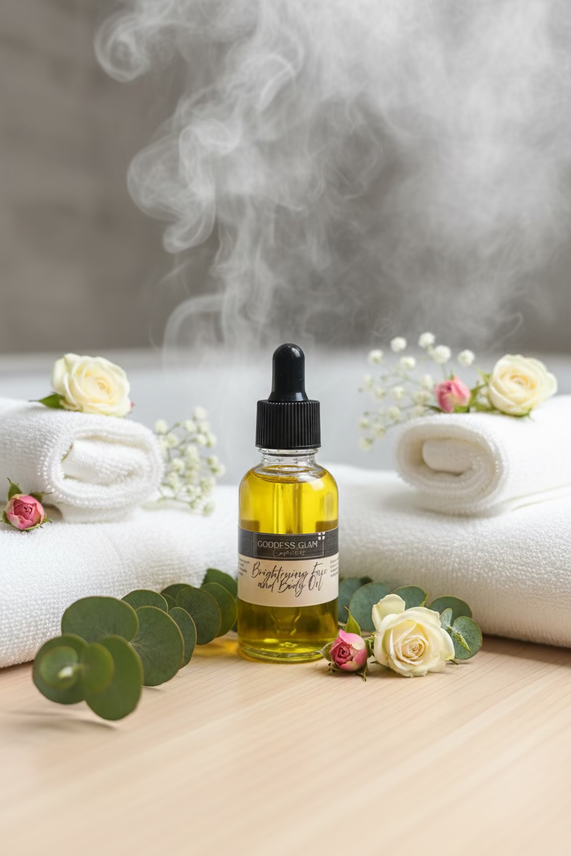 Carrot and rosehip oil for dark spots