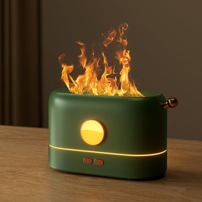 Humidificateur de simulation de flamme USB et diffuseur de parfum pour une utilisation à la maison et au bureau.